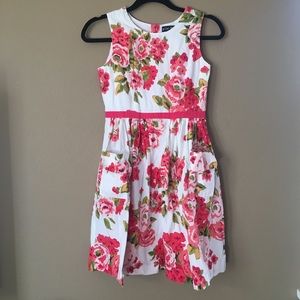 Mini Boden Girls 11-12Y Floral Spring Dress